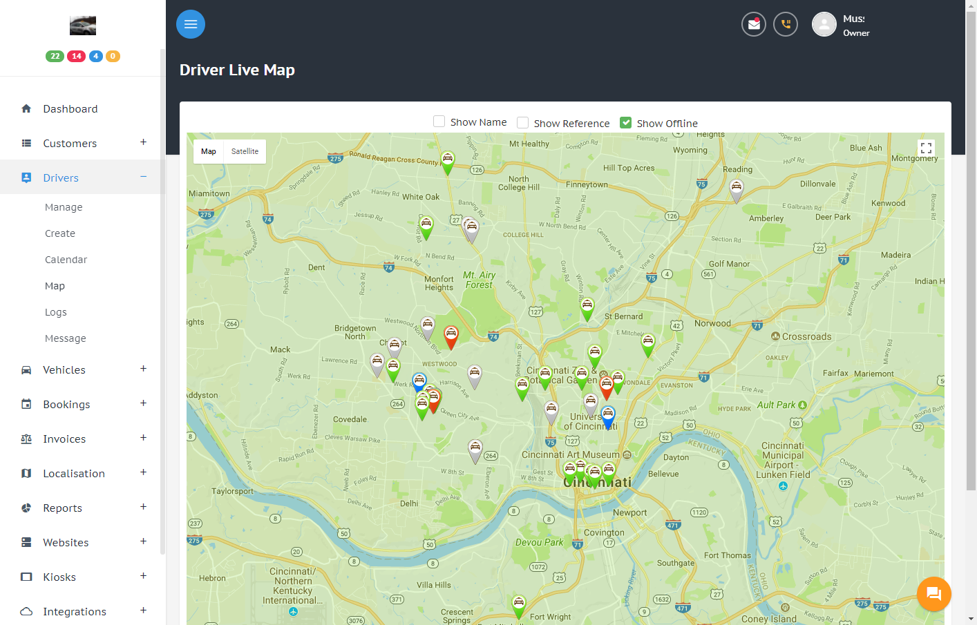 Cloud Dispatch System Driver Management